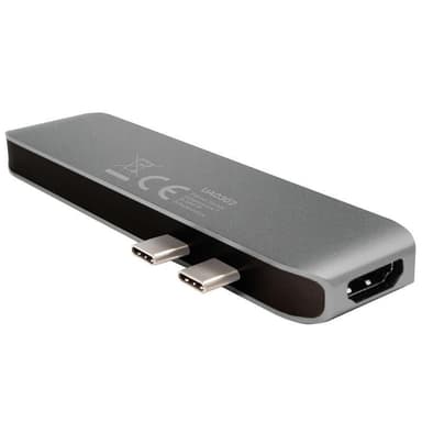 LogiLink Dual USB-C 7-in1 Hub PD 100W