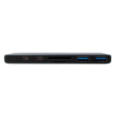 LogiLink Dual USB-C 7-in1 Hub PD 100W