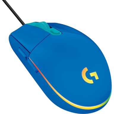 Logitech G203 Lightsync USB Bluetooth gamingmus (blå)