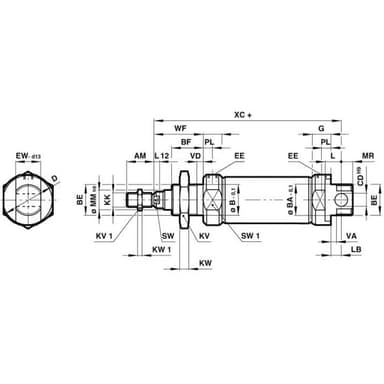 Mag-Lite Mini-Mag 2AA LED Ficklampa batteri 127 lm 25 h
