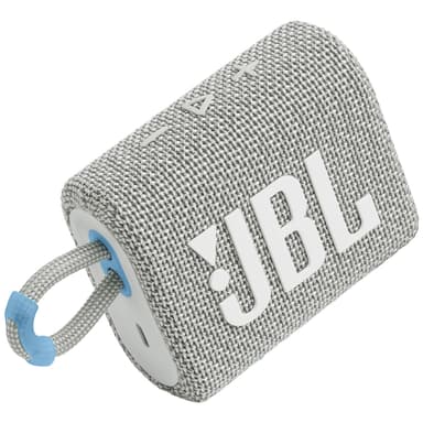 JBL Go 3 Eco bärbar högtalare (vit)