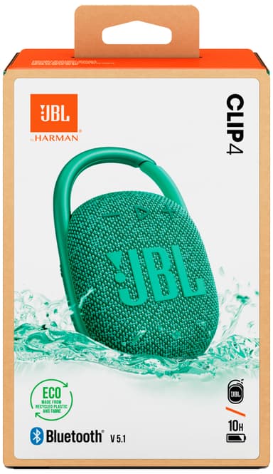 JBL Go 3 Eco bärbar högtalare (grön)