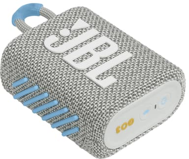 JBL Go 3 Eco bärbar högtalare (vit)