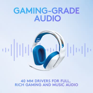 Logitech G335 gamingheadset (vitt)
