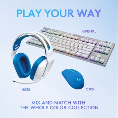 Logitech G335 gamingheadset (vitt)