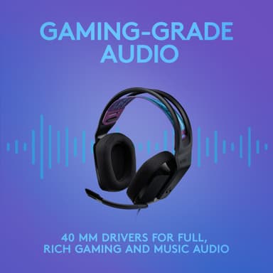 Logitech G335 gamingheadset (svart)