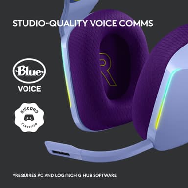 Logitech G733 Wireless Lightspeed RGB gamingheadset (lila)