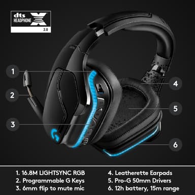 Logitech G935 trådlöst gaming headset