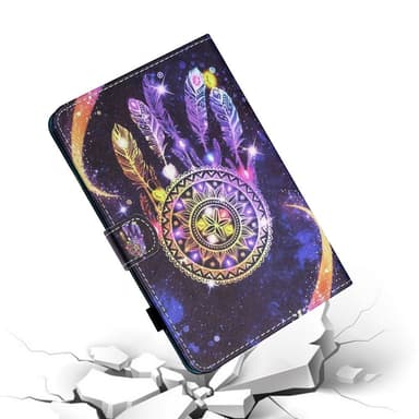 Till iPad 10.2 (2021)/(2020)/(2019) Vikbart fodral, ställ - Dreamcatcher
