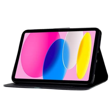 Apple iPad 10.9 2022 Vikbart fodral korthållare - Katt
