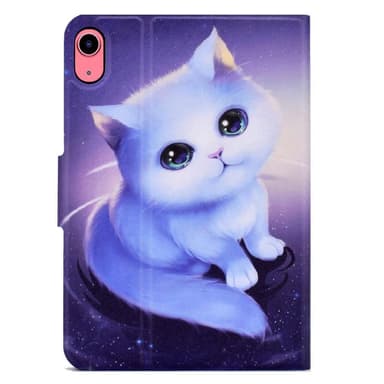 Apple iPad 10.9 2022 Vikbart fodral korthållare - Katt