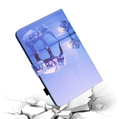 Till iPad 10.2 (2021)/(2020)/(2019) Vikbart fodral, ställ - Elephant