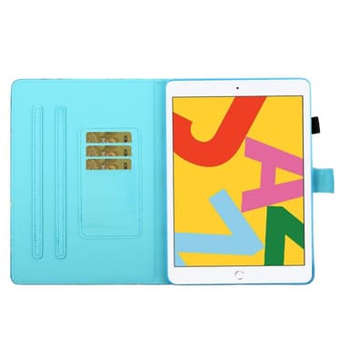 Till iPad 10.2 (2021)/(2020)/(2019) Vikbart fodral, ställ - Tiger