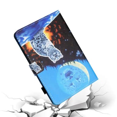 Till iPad 10.2 (2021)/(2020)/(2019) Vikbart fodral, ställ - Tiger