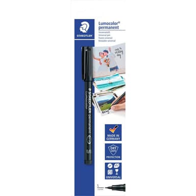 Staedtler Permanent bläckpenna Lumocolor Svart
