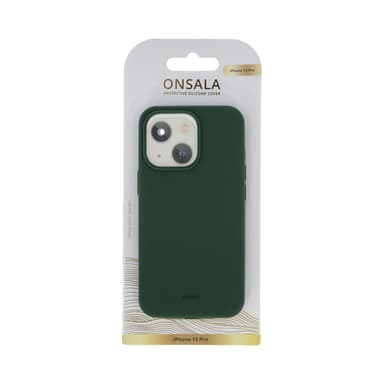 ONSALA Mobilskal Silikon Olive Green - iPhone 13 Pro