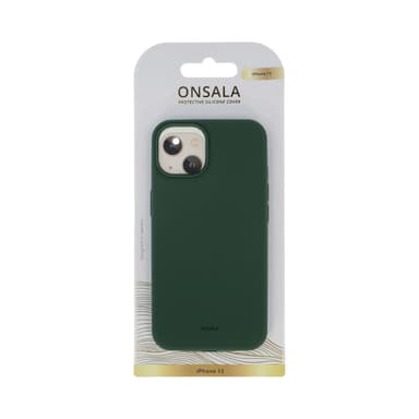 ONSALA Mobilskal Silikon Olive Green - iPhone 13