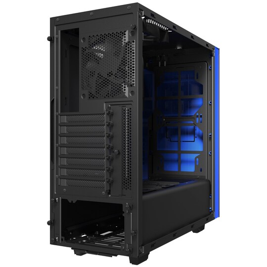 NZXT S340 datorchassi (svart/blå)