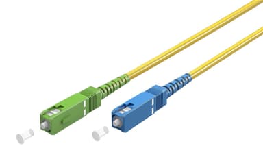 Goobay Fiberoptisk kabel (FTTH), Singlemode (OS2) Yellow, gul (Simplex