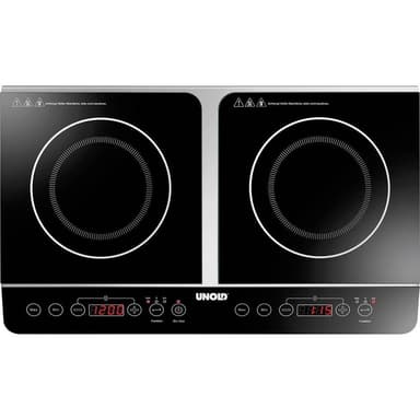 Unold Doppel Elegance 58175 Dubbel induktionsplatta med