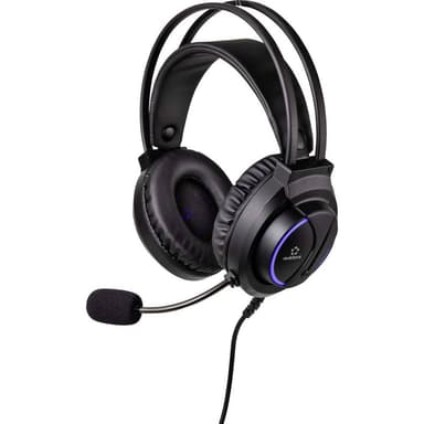 Renkforce RF-GHD-200 Spel Over Ear-hörlurar Over Ear