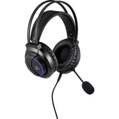Renkforce RF-GHD-200 Spel Over Ear-hörlurar Over Ear