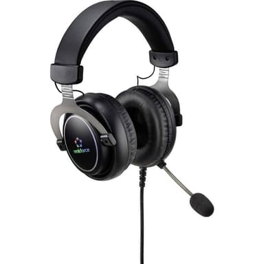 Renkforce RF-GH-300 Spel Over Ear-hörlurar Over Ear