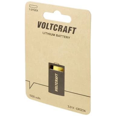 Fotobatteri CR123A Litium VOLTCRAFT CR123A 1500 mAh 3 V