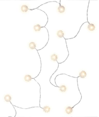 Goobay 20 LED ljusslinga ""Snöboll""
