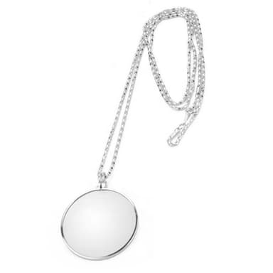 Halsband med förstoringsglas 5X Silver
