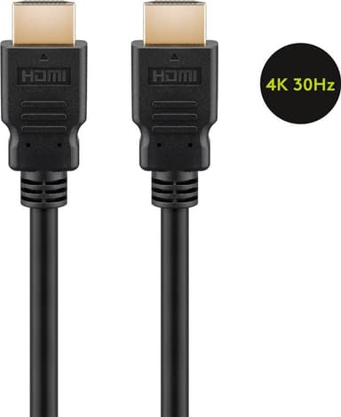Goobay Höghastighets HDMI™-kabel med Ethernet