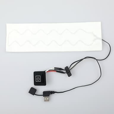 Elektrisk klädvärmedyna för halsen Vit 70X240 mm
