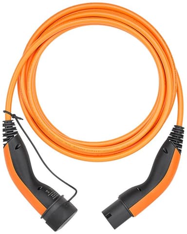 Laddkabel Typ 2, upp till 7,4 kW, 7 m, Orange