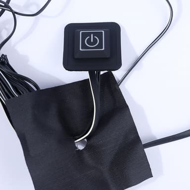 3 i 1 elektrisk värmedyna för kläder Svart