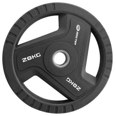 Master Fitness PU Plates Pro, Viktskiva Gummerad 20 kg