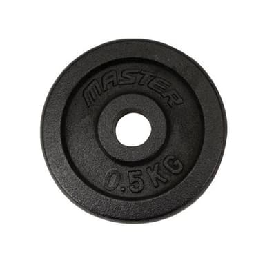 Master Fitness Skolvikt 30 mm, Viktskivor Järn 0,5 kg