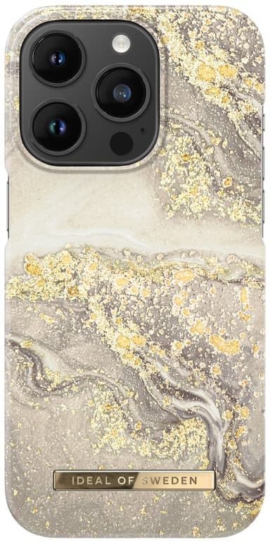 IDEAL OF SWEDEN iPhone 14 Pro fodral (spark greige marble)