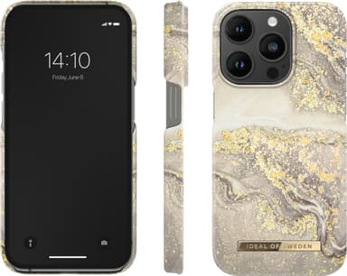 IDEAL OF SWEDEN iPhone 14 Pro fodral (spark greige marble)