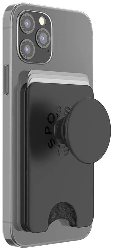 Popsockets PopWallet+ for MagSafe Svart