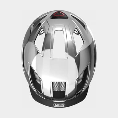 Abus Hyban 2.0 Chrome Silver, Cykelhjälm Silver M