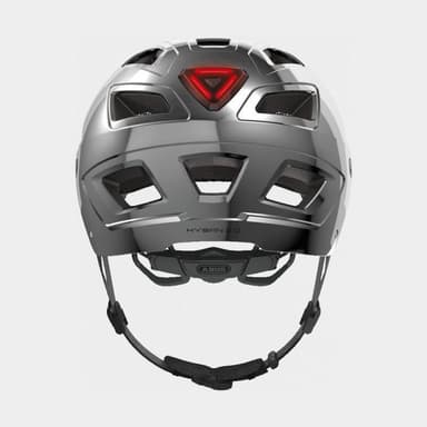 Abus Hyban 2.0 Chrome Silver, Cykelhjälm Silver M