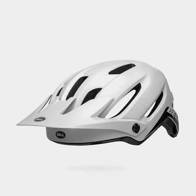 Bell 4Forty MIPS Gloss/Matte White Black, Cykelhjälm Vit Large