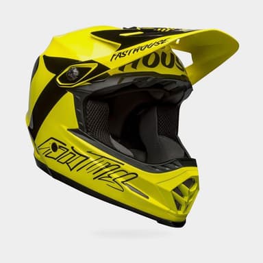 Bell Full-9 Fusion MIPS Fasthouse Hi-Viz/Black, Cykelhjälm Gul XL