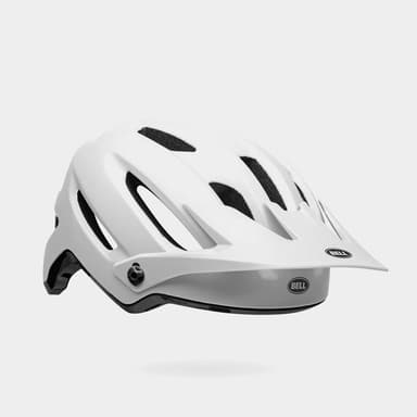 Bell 4Forty MIPS Gloss/Matte White Black, Cykelhjälm Vit Large