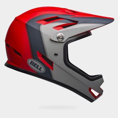 Bell Sanction Matte Crimson/Slate/Dark Grey, Cykelhjälm Grå Large