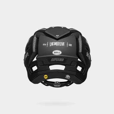 Bell Super Air R MIPS Fasthouse Matte Black/White, Cykelhjälm Svart Large