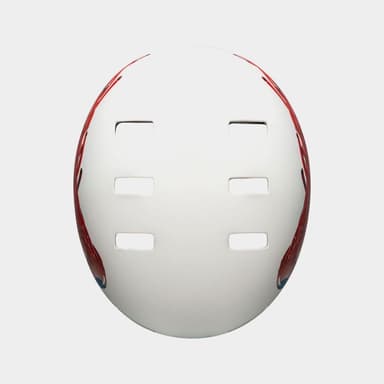 Bell Local Matte White Eyes, Cykelhjälm Vit Large