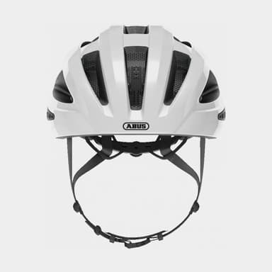 Abus Macator White Silver, Cykelhjälm Silver M