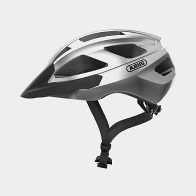 Abus Macator Gleam Silver, Cykelhjälm Silver S