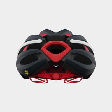 GIRO Synthe MIPS II Matte Portaro Grey/White/Red, Cykelhjälm Grå M